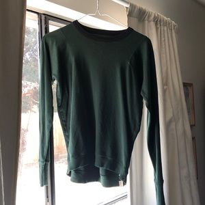Dark green Lunya Pima top